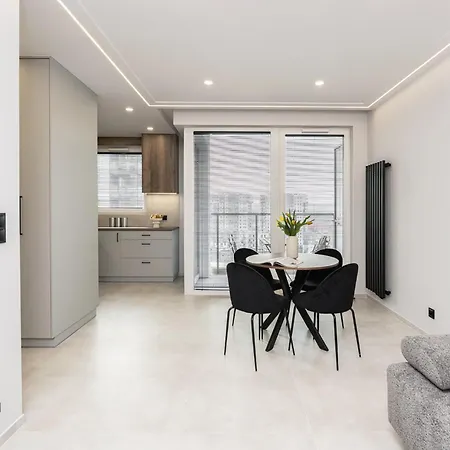 Panorama Baltica 2 - Nasz Drugi Apartament-our Second Apartment-stylish 13th Floor With Rooftop Terrace Near The Sea And Polsat Arena Stadion Stadium Free Parking Letnica Apartmán Gdaňsk