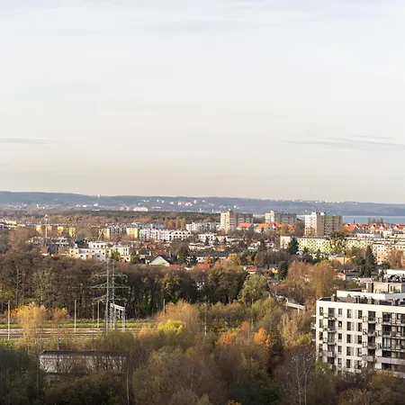 Panorama Baltica 2 - Nasz Drugi Apartament-our Second Apartment-stylish 13th Floor With Rooftop Terrace Near The Sea And Polsat Arena Stadion Stadium Free Parking Letnica *