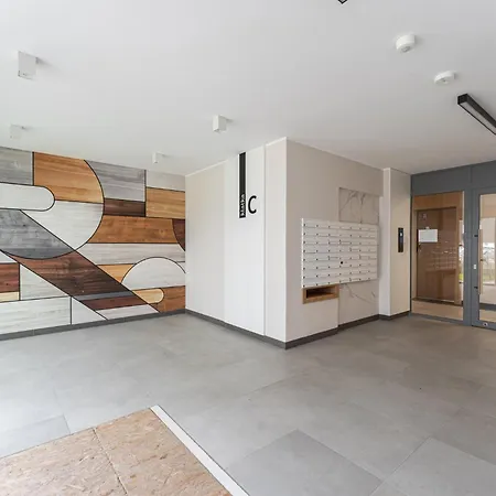 Panorama Baltica 2 - Nasz Drugi Apartament-our Second Apartment-stylish 13th Floor With Rooftop Terrace Near The Sea And Polsat Arena Stadion Stadium Free Parking Letnica 公寓