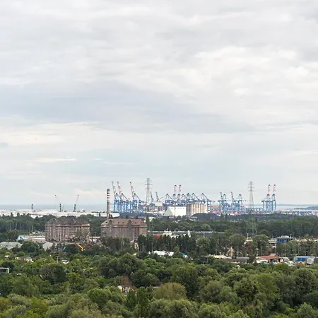 Panorama Baltica 2 - Nasz Drugi Apartament-our Second Apartment-stylish 13th Floor With Rooftop Terrace Near The Sea And Polsat Arena Stadion Stadium Free Parking Letnica * 格但斯克