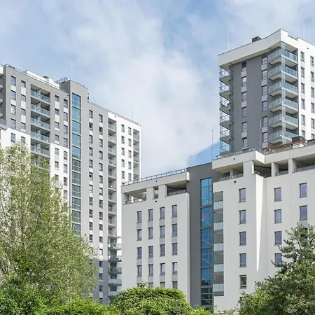 Panorama Baltica 2 - Nasz Drugi Apartament-our Second Apartment-stylish 13th Floor With Rooftop Terrace Near The Sea And Polsat Arena Stadion Stadium Free Parking Letnica 格但斯克