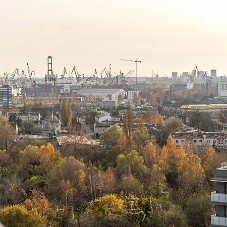 Panorama Baltica 2 - Nasz Drugi Apartament-our Second Apartment-stylish 13th Floor With Rooftop Terrace Near The Sea And Polsat Arena Stadion Stadium Free Parking Letnica 公寓